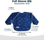Tiny Twinkle Mess Proof Baby Bib, Full Sleeve Bib Outfit, Waterproof Bib for Toddlers, Machine Washable, Tug Proof Closure…… - Image 5